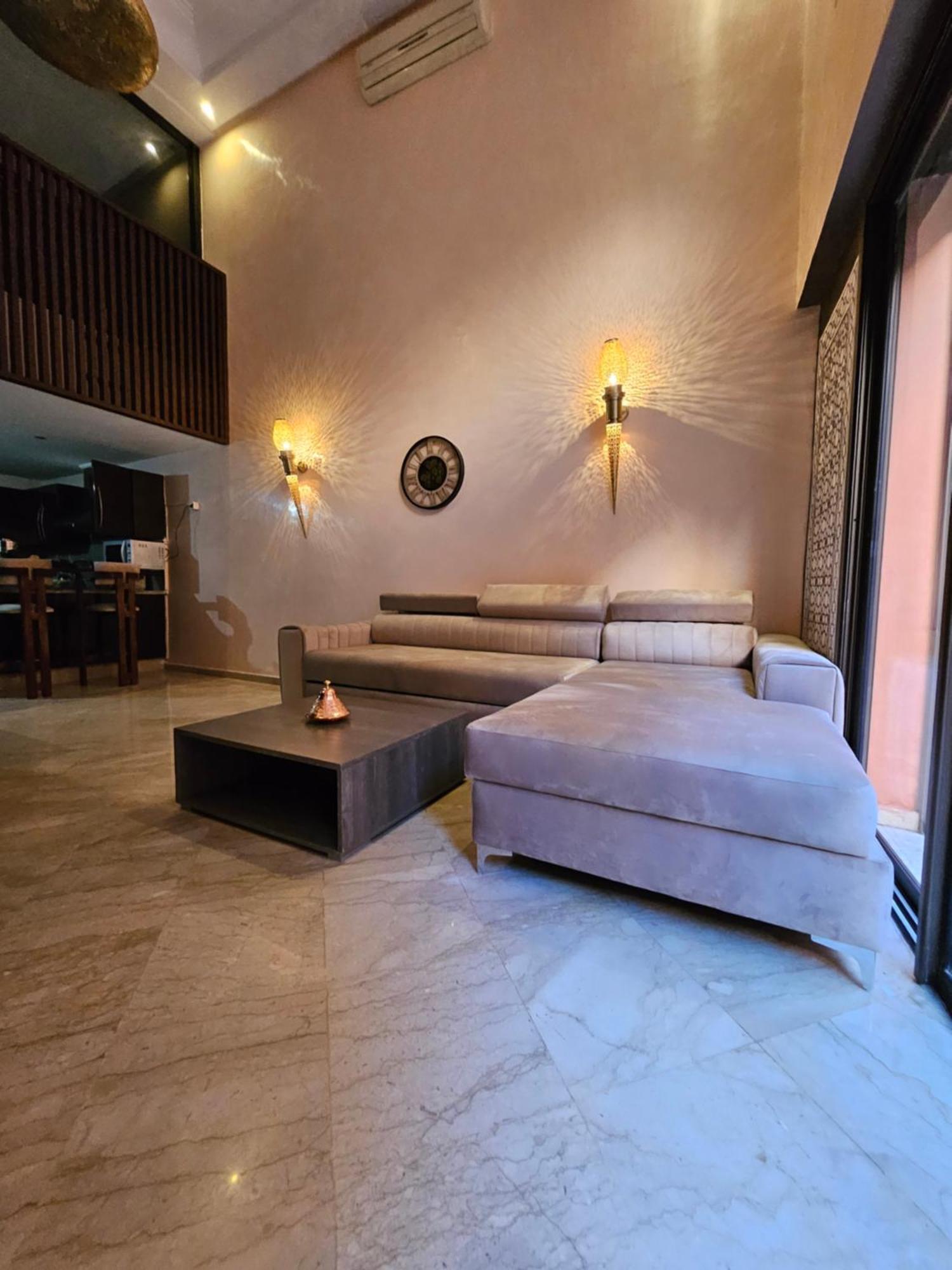 Charmant Duplex Au Coeur De Gueliz, Quartier Haut De Gamme De Marrakech Marrakesh Exterior foto